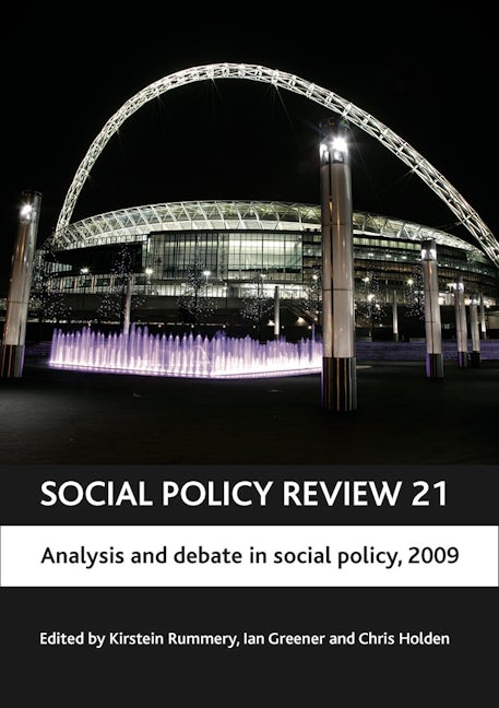 Book cover image for Social Policy Review 21 ISBN: 9781847423733