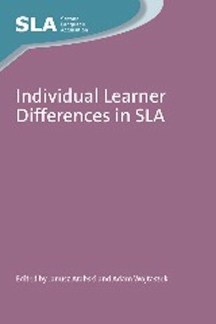 Book cover image for Individual Learner Differences in SLA ISBN: 9781847694348