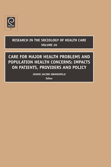Book cover image for Care for Major Health Problems and Population Health Concerns ISBN: 9781848551602