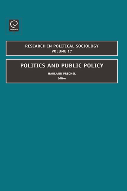 Book cover image for Politics and Public Policy ISBN: 9781848551787