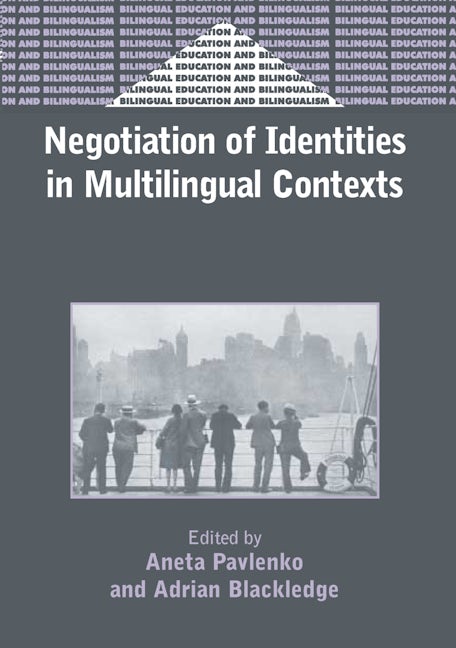 Book cover image for Negotiation of Identities in Multilingual Contexts ISBN: 9781853596469
