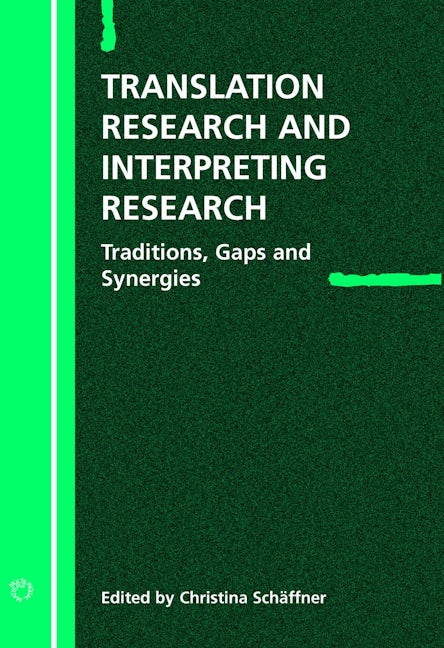 Book cover image for Translation Research and Interpreting Research ISBN: 9781853597343