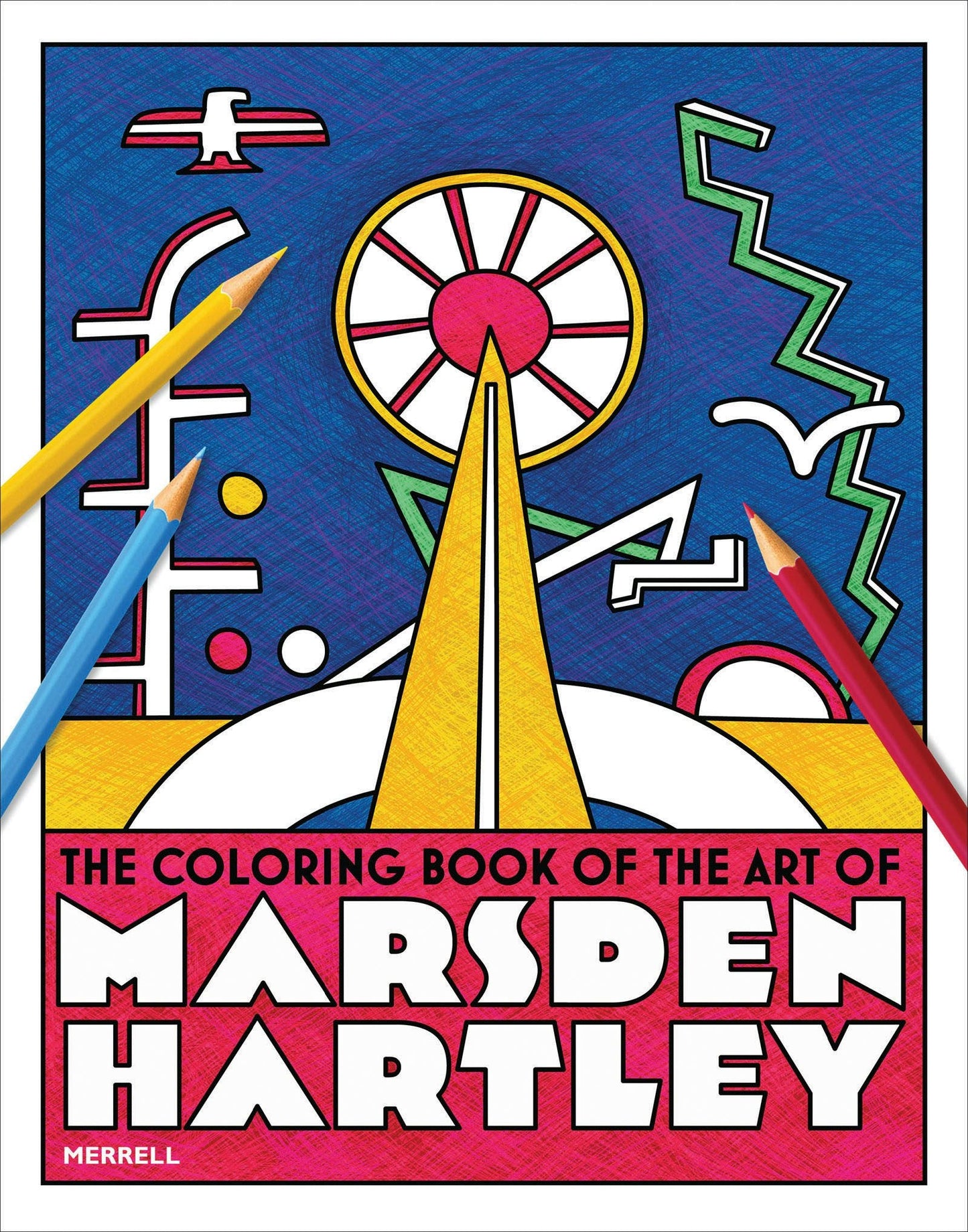 Book cover image for The Coloring Book of the Art of Marsden Hartley ISBN: 9781858947082