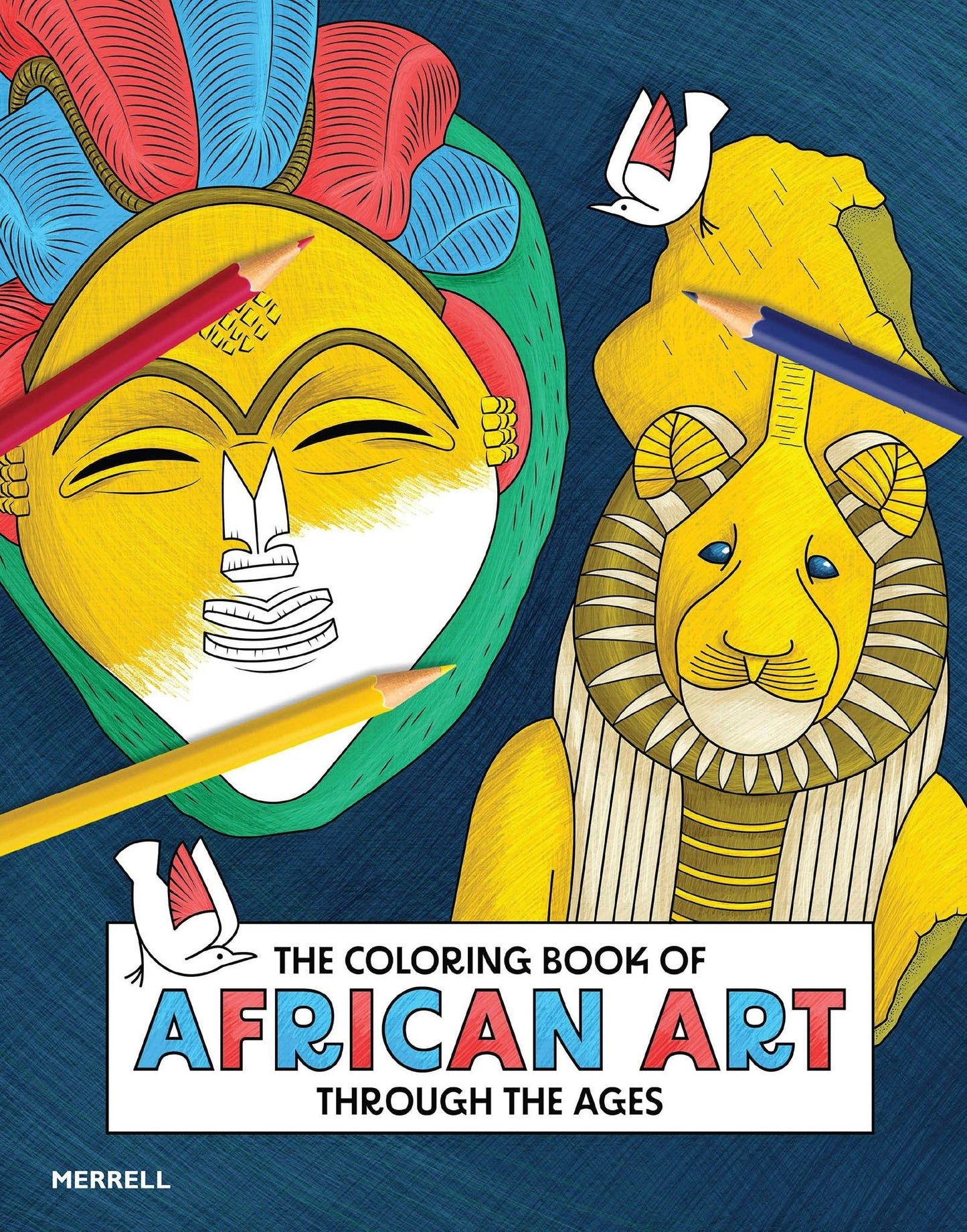 Book cover image for The Coloring Book of African Art Through the Ages ISBN: 9781858947259
