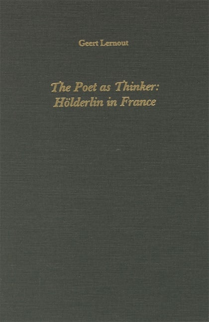 Book cover image for The Poet as Thinker ISBN: 9781879751989