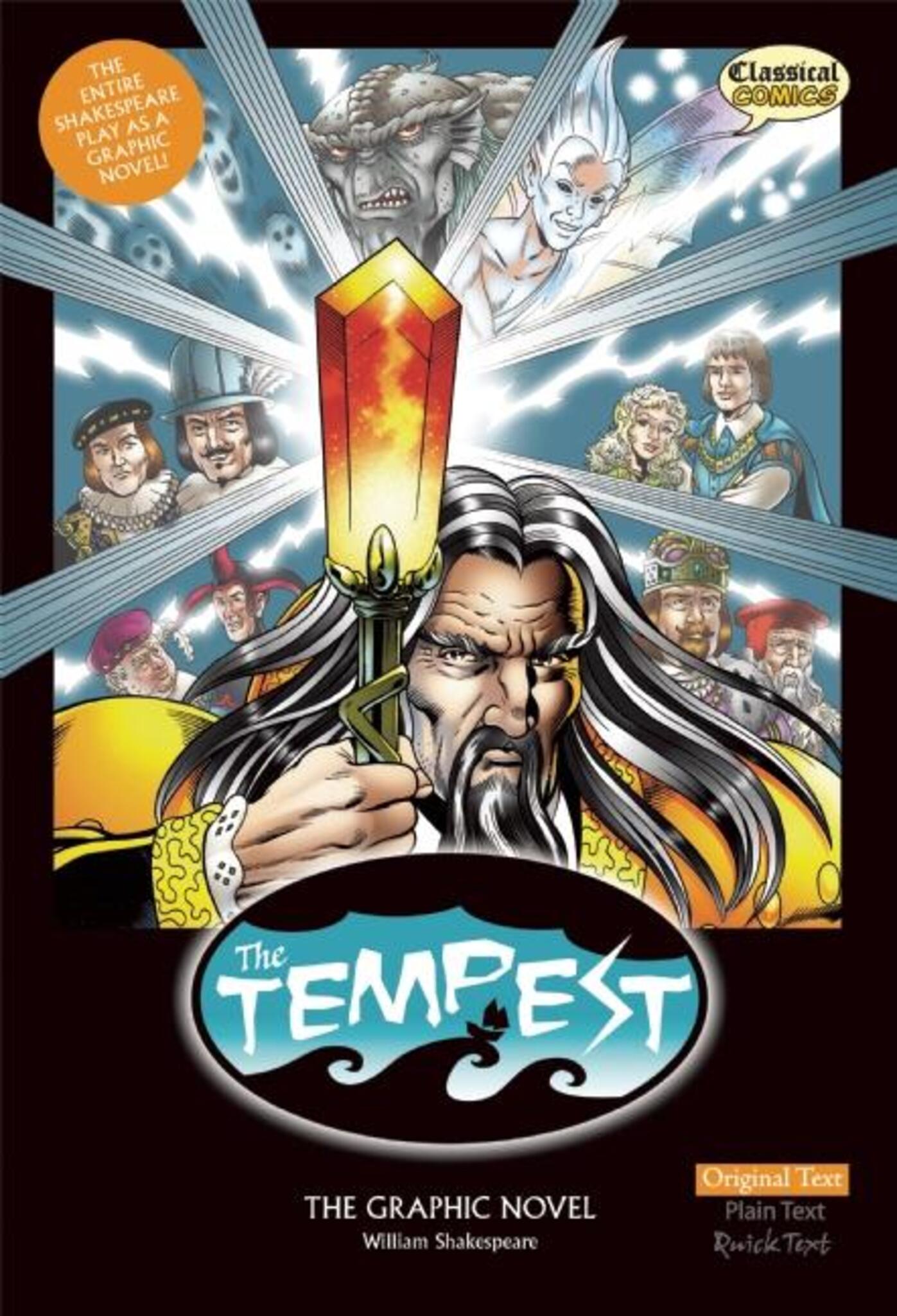 Cover image for The Tempest The Graphic Novel: Original Text ISBN 9781906332693