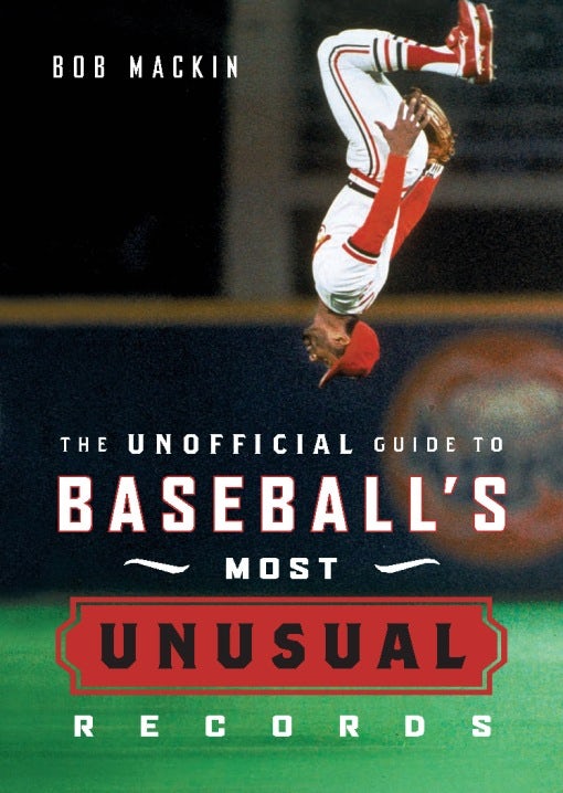 Book cover image for The Unofficial Guide to Baseball's Most Unusual Records ISBN: 9781926685502