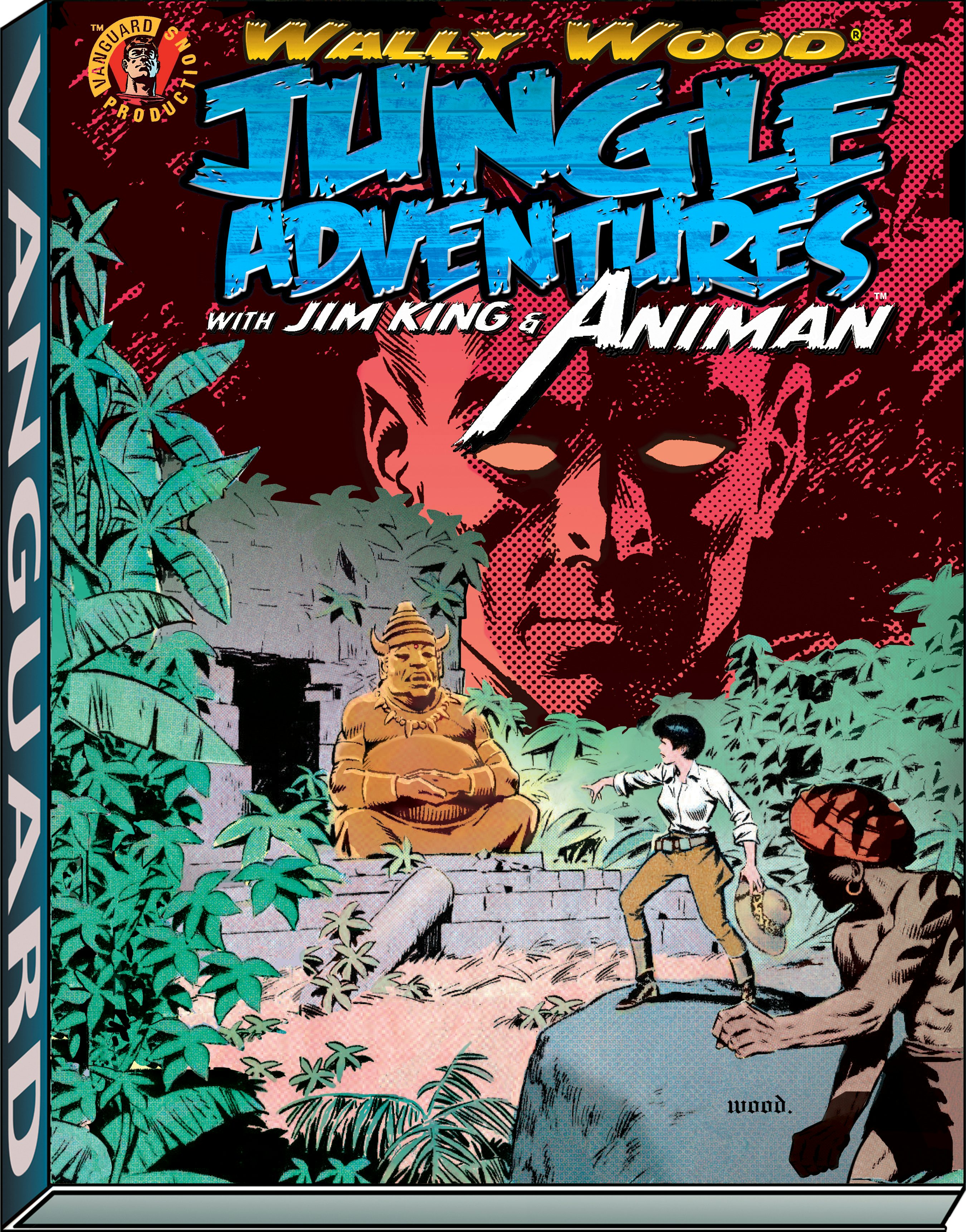 Book cover image for Wally Wood: Jungle Adventures w/ Animan ISBN: 9781934331712