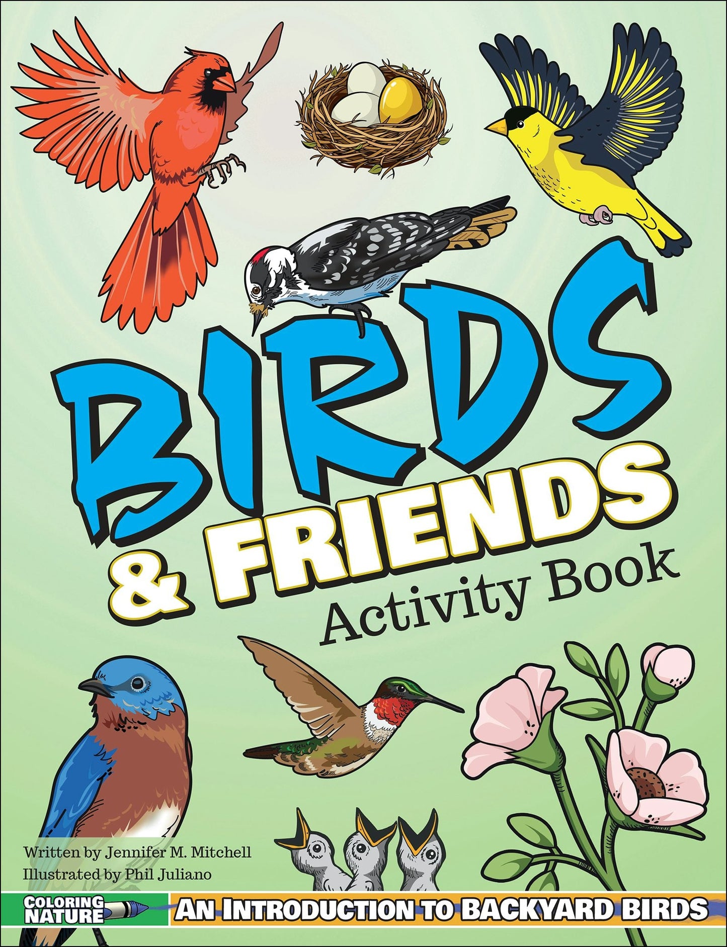 Book cover image for Birds & Friends Activity Book ISBN: 9781940647982