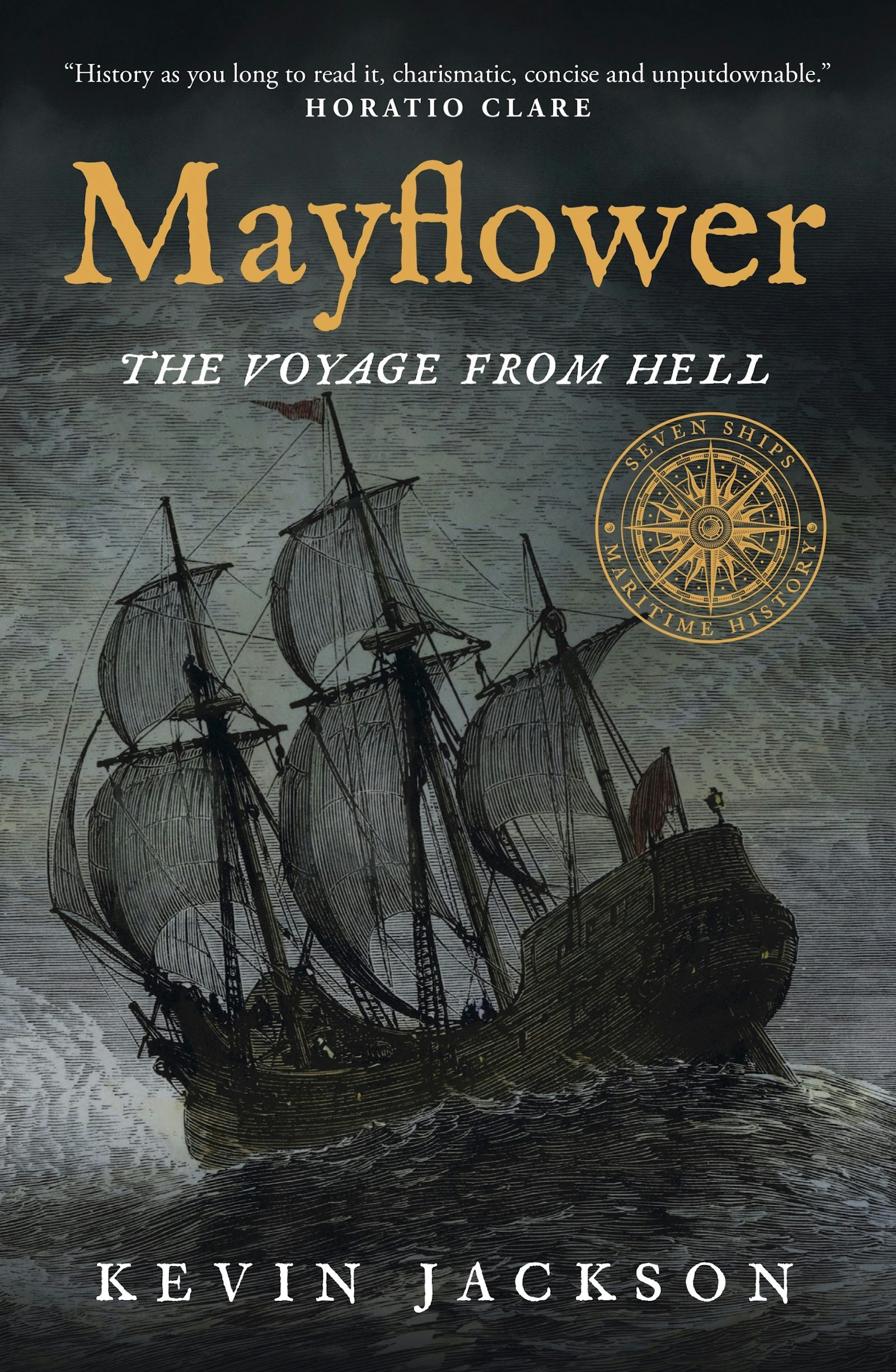 Book cover image for Mayflower: The Voyage from Hell ISBN: 9781948585163