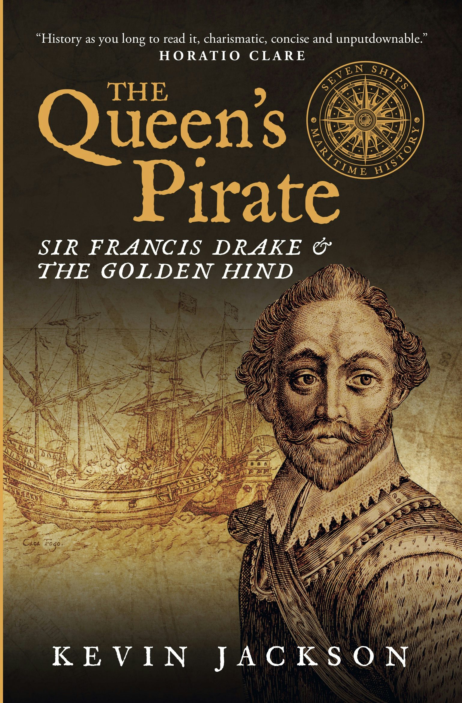 Book cover image for The Queen's Pirate: Sir Francis Drake and the Golden Hind ISBN: 9781948585187