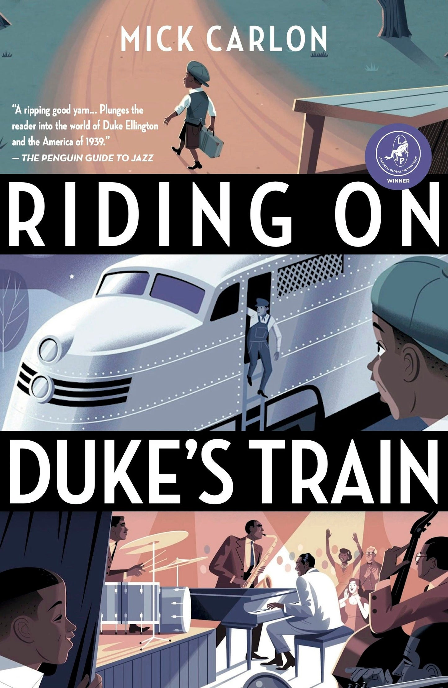 Book cover image for Riding on Duke's Train ISBN: 9781948585538