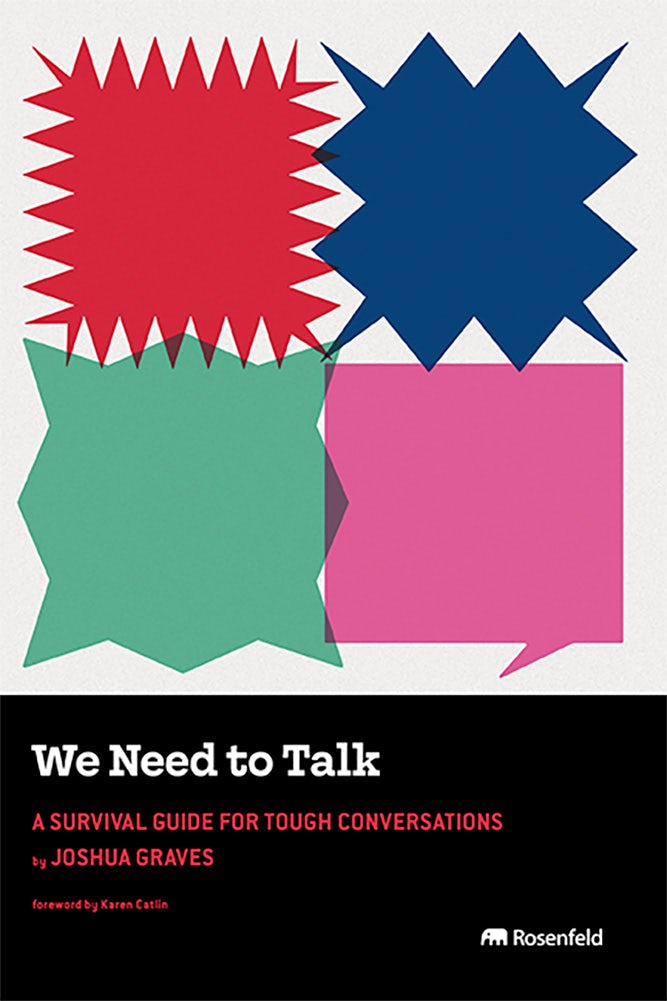 Book cover image for We Need to Talk ISBN: 9781959029694