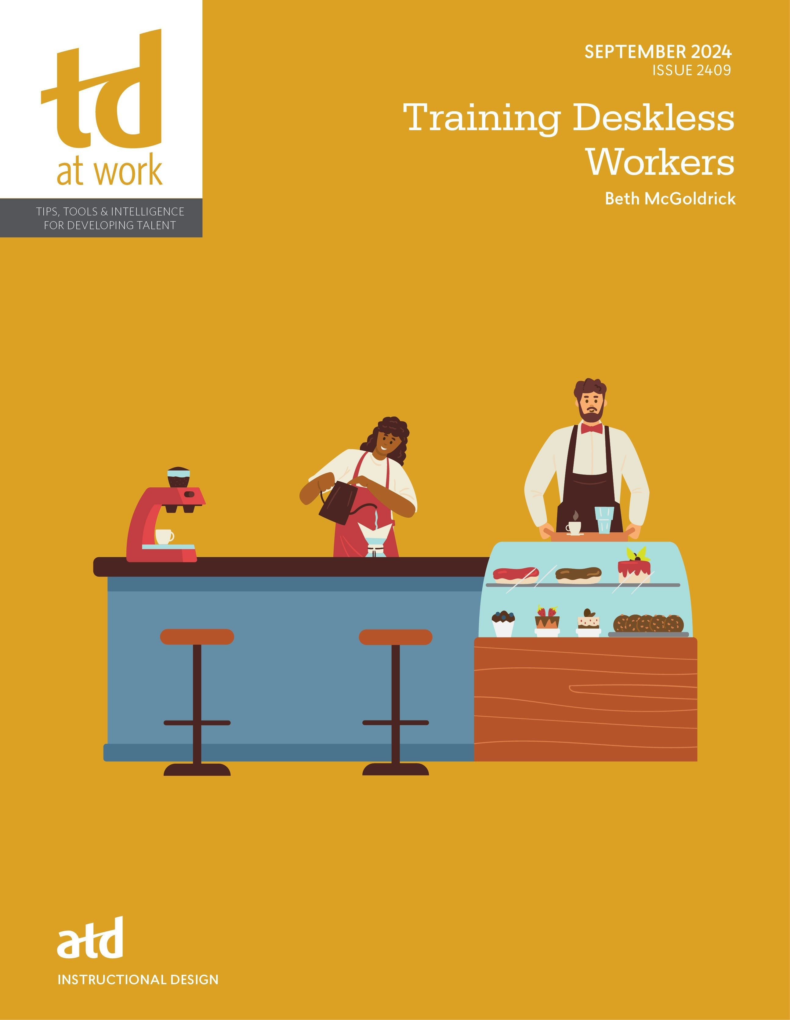 Book cover image for Training Deskless Workers ISBN: 9781960231123