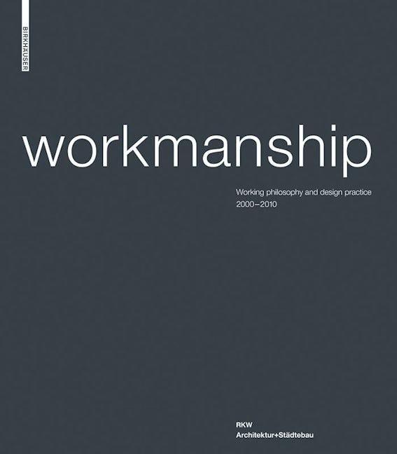 Book cover image for Workmanship ISBN: 9783034604840