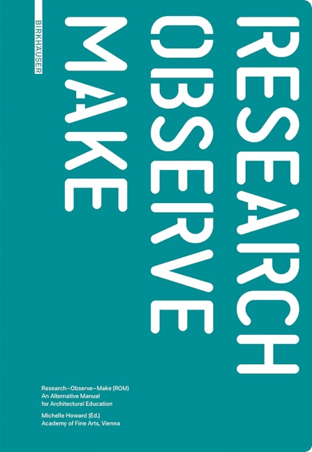 Book cover image for Research - Observe - Make ISBN: 9783035604177