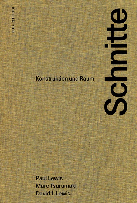 Book cover image for Schnitte ISBN: 9783035615494