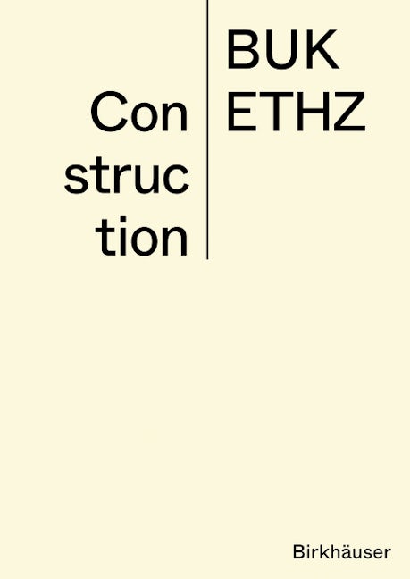 Book cover image for Construction ISBN: 9783035622263