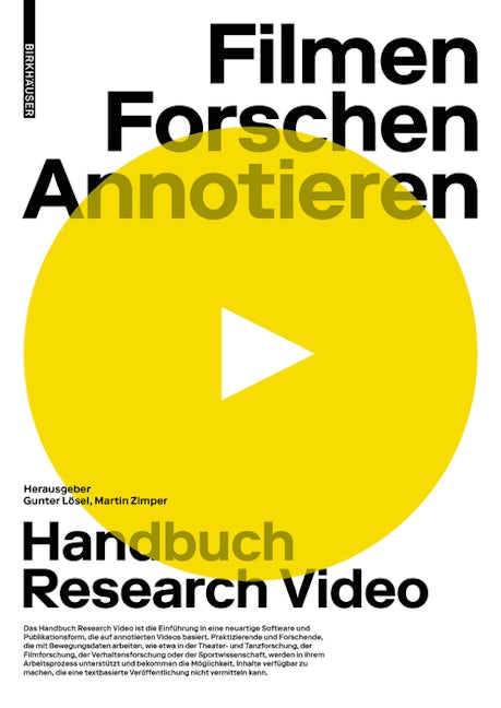 Book cover image for Filmen, Forschen, Annotieren ISBN: 9783035623000