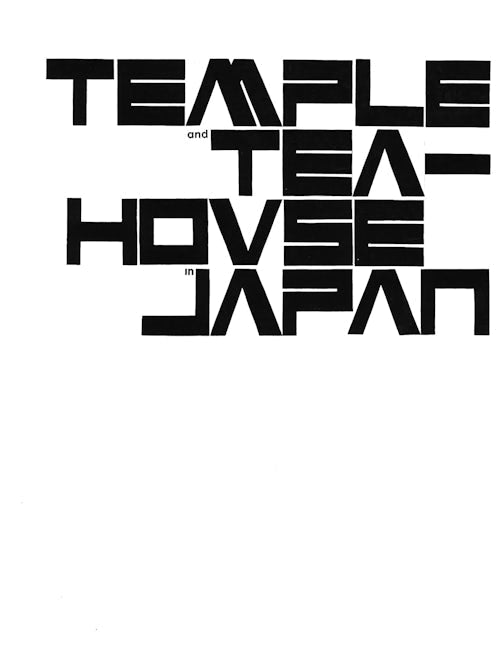 Book cover image for Temple and Teahouse in Japan ISBN: 9783035623499