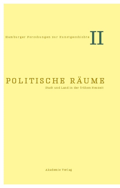 Book cover image for Politische Räume ISBN: 9783050037745