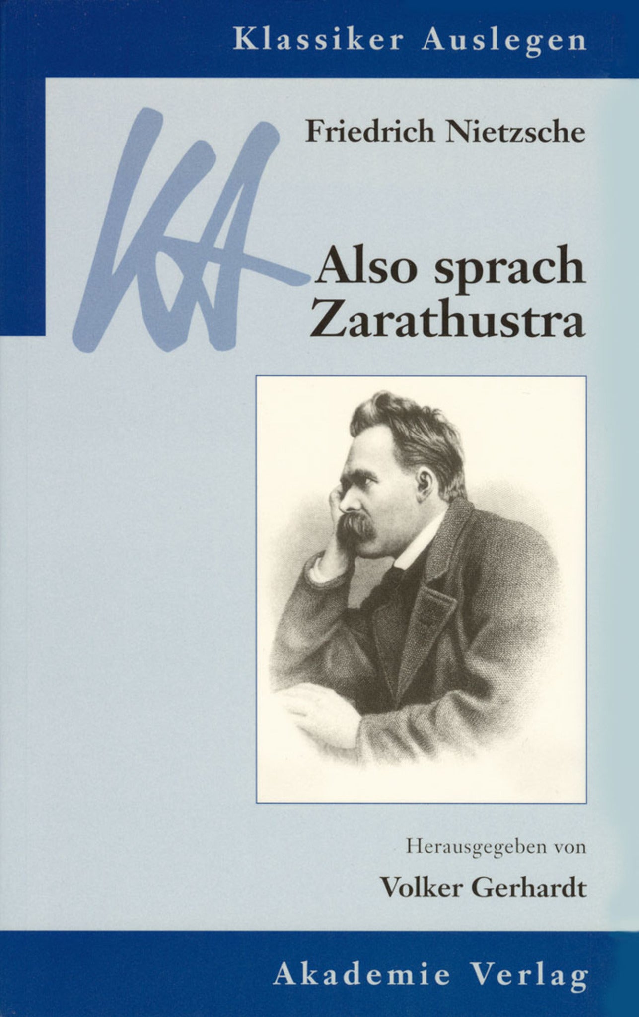 Cover image for Friedrich Nietzsche: Also sprach Zarathustra ISBN 9783050049380