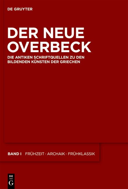 Book cover image for Der Neue Overbeck ISBN: 9783110182330