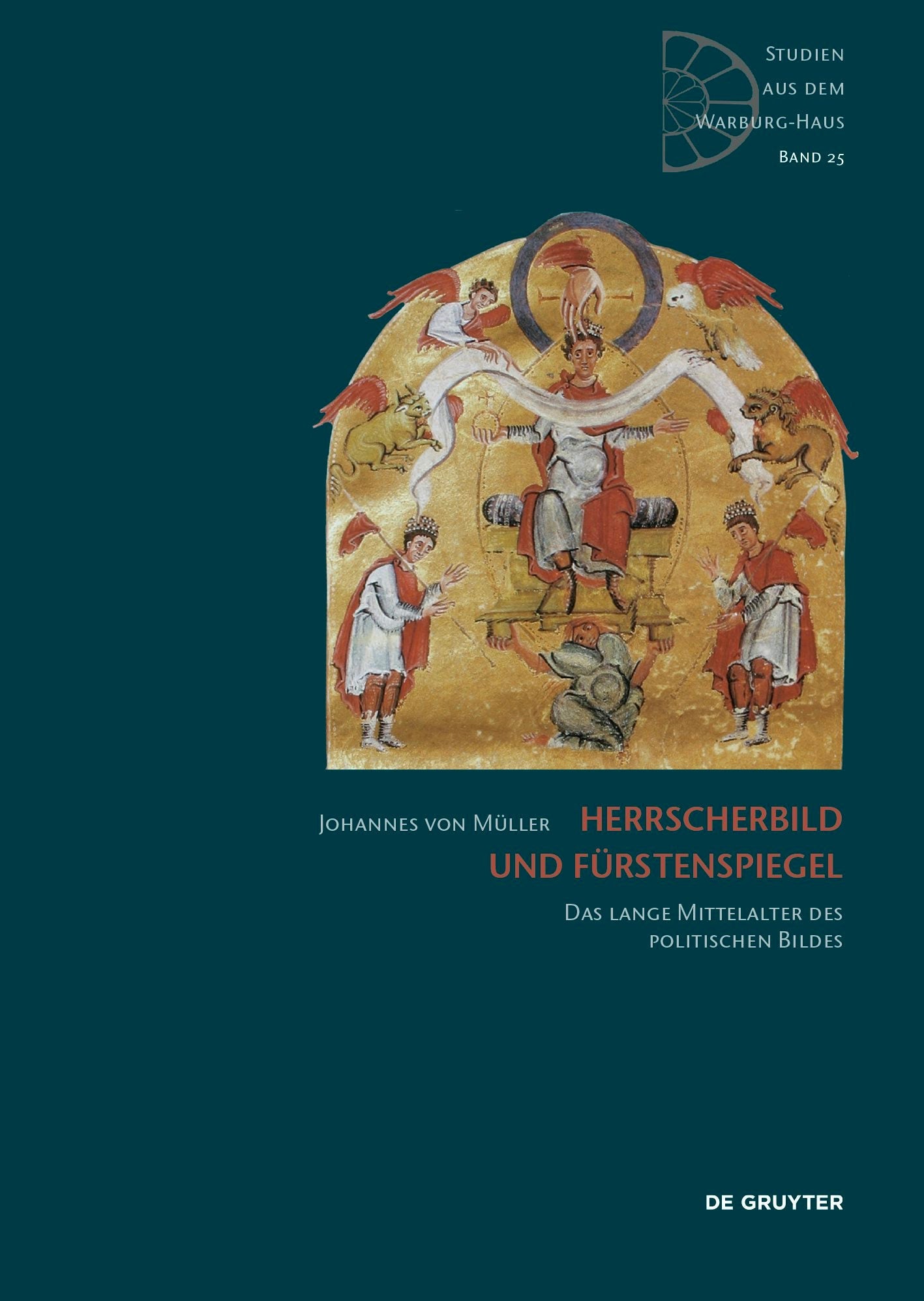 Book cover image for Herrscherbild und Fürstenspiegel ISBN: 9783110680485
