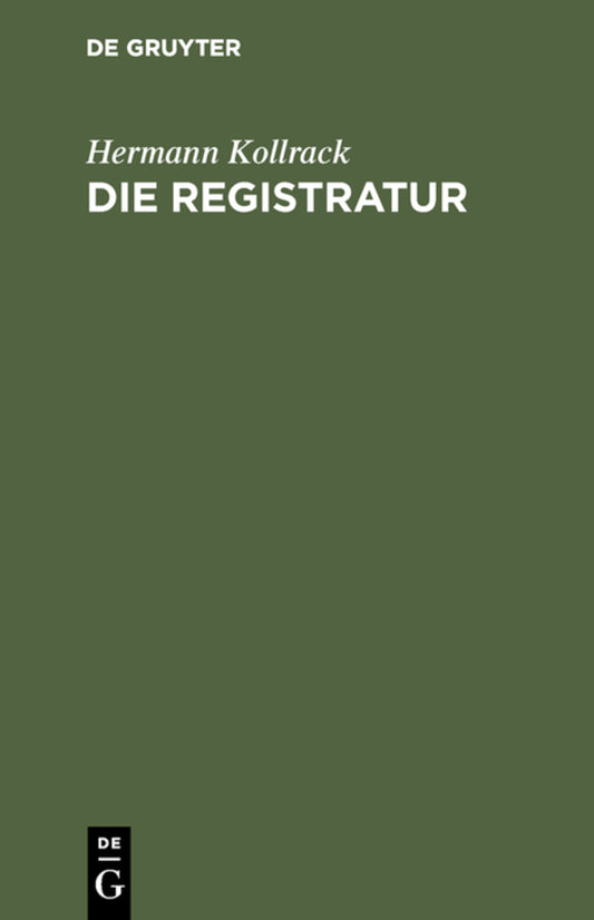 Die Registratur
