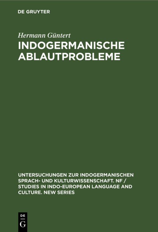 Indogermanische Ablautprobleme