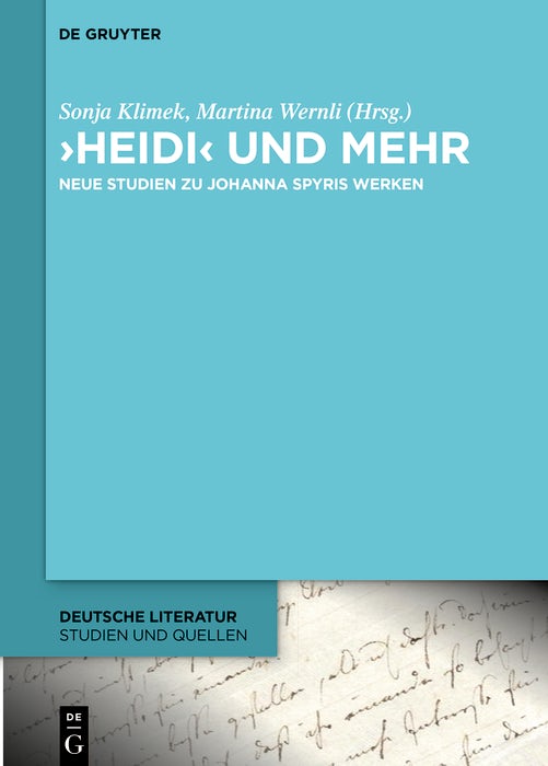 Book cover image for 'Heidi' und mehr ISBN: 9783111366432