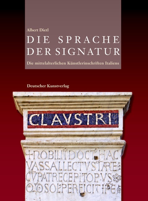 Book cover image for Die Sprache der Signatur ISBN: 9783422067318