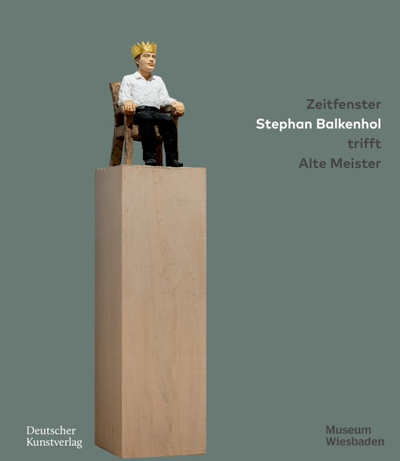 Book cover image for Zeitfenster. Stephan Balkenhol trifft Alte Meister ISBN: 9783422802094