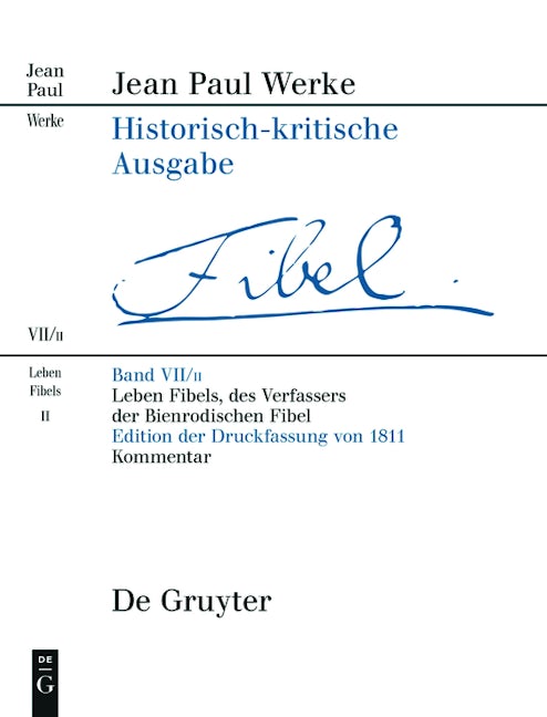 Book cover image for Leben Fibels, des Verfassers der Bienrodischen Fibel, 1 ISBN: 9783484109186