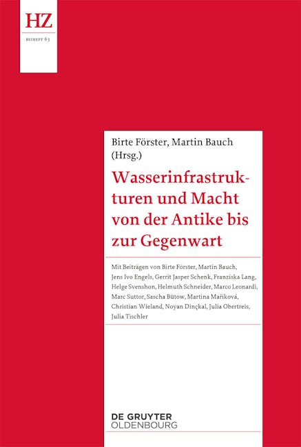 Book cover image for Wasserinfrastrukturen und Macht von der Antike bis zur Gegenwart ISBN: 9783486717310