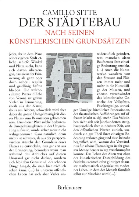 Book cover image for Der Städtebau nach seinen künstlerischen Grundsätzen ISBN: 9783764366926