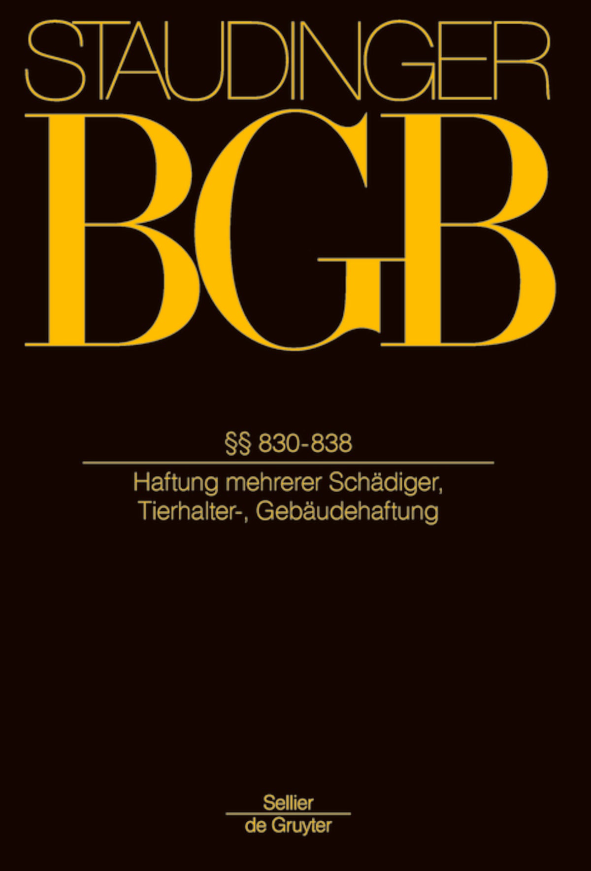 Cover image for §§ 830-838 ISBN 9783805912327