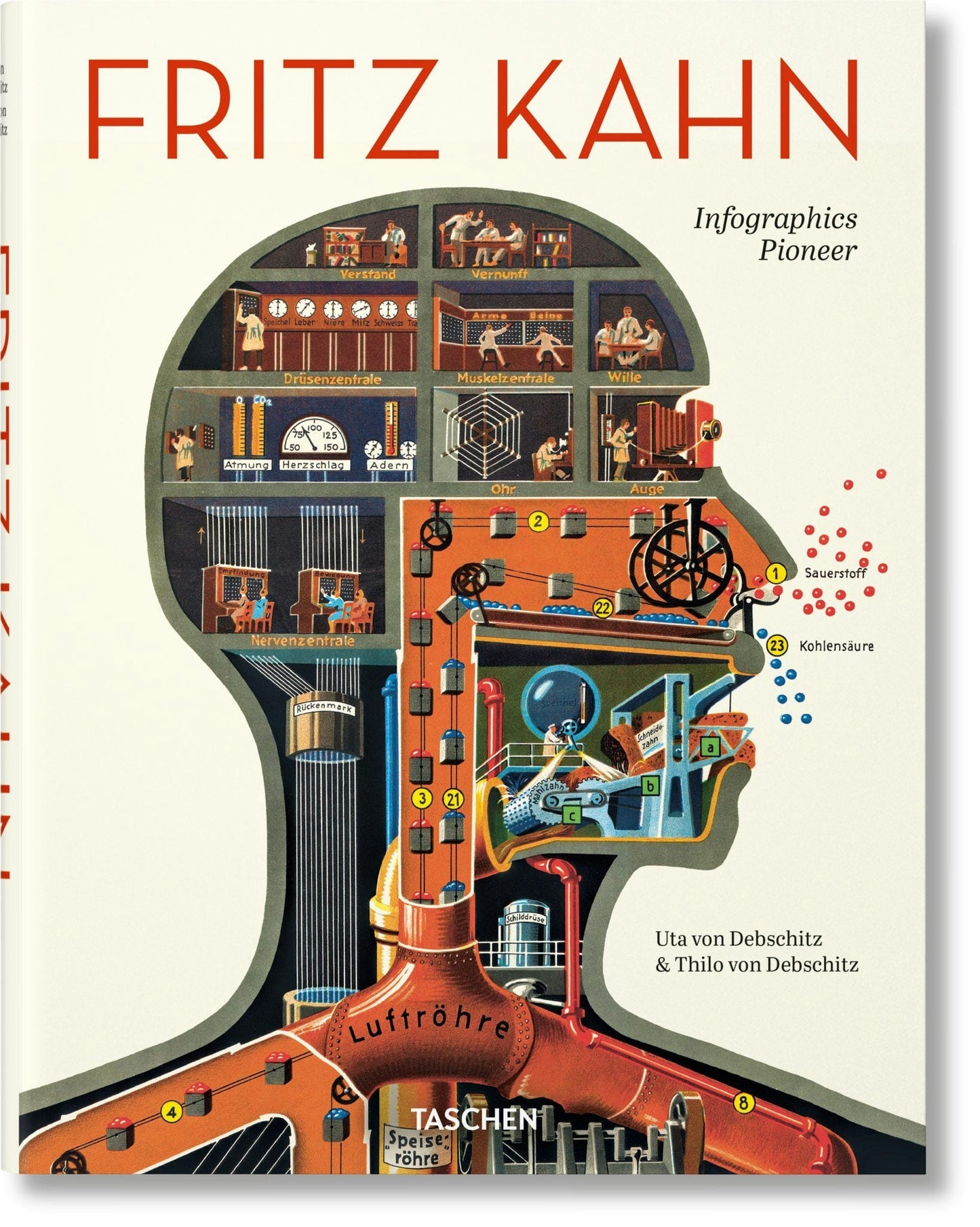 Book cover image for Fritz Kahn. Infographics Pioneer ISBN: 9783836590075