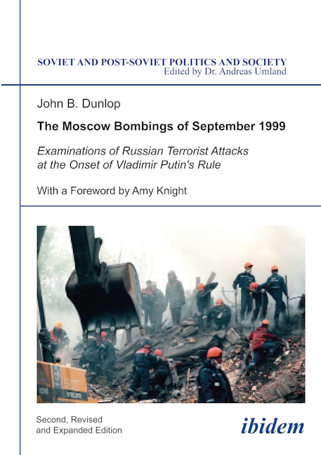 Book cover image for The Moscow Bombings of September 1999 ISBN: 9783838206080