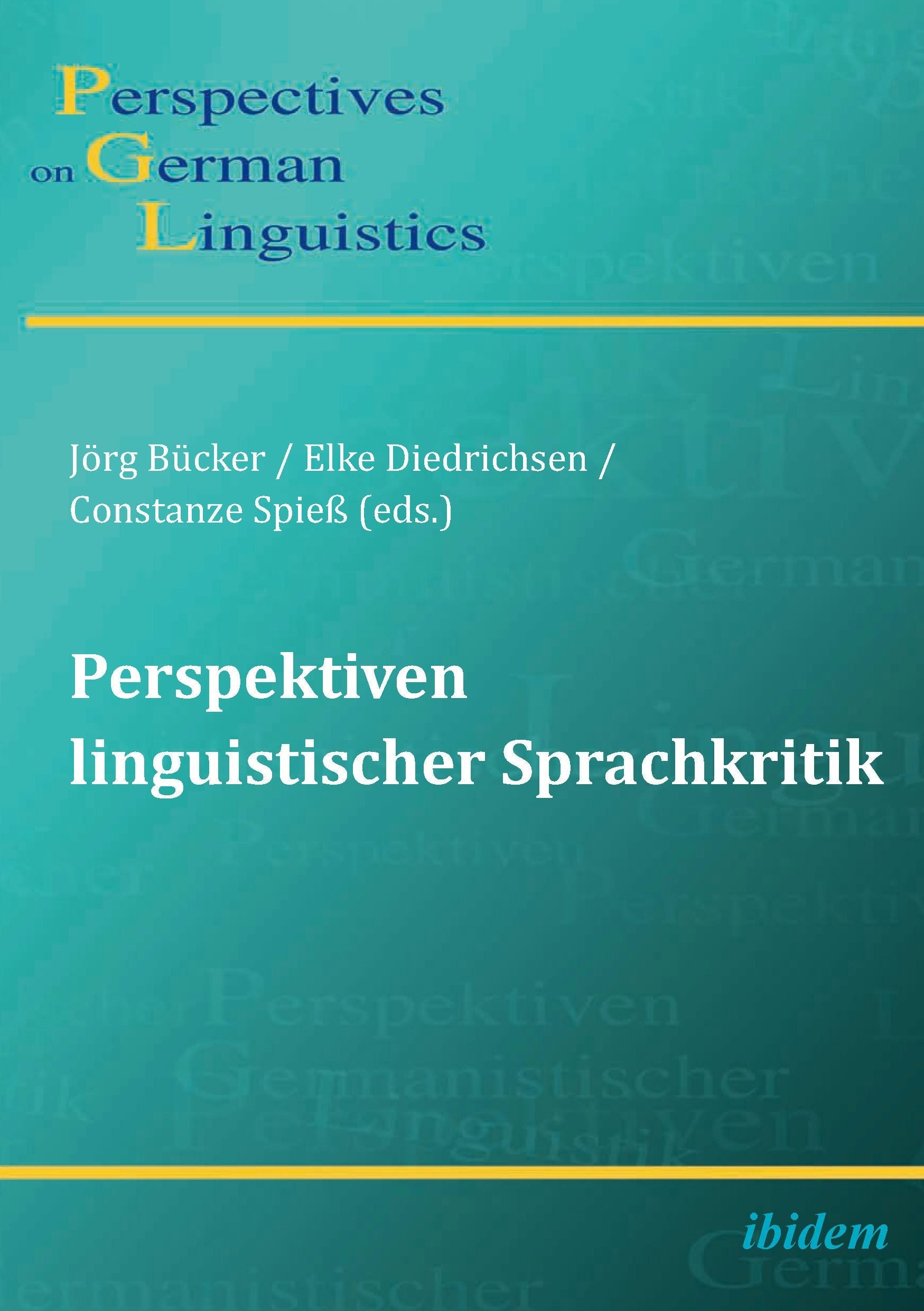 Book cover image for Perspektiven linguistischer Sprachkritik ISBN: 9783838208084