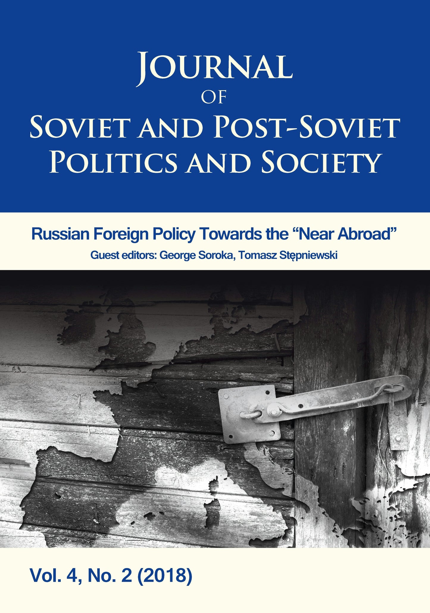 Book cover image for Journal of Soviet and Post-Soviet Politics and Society ISBN: 9783838212364