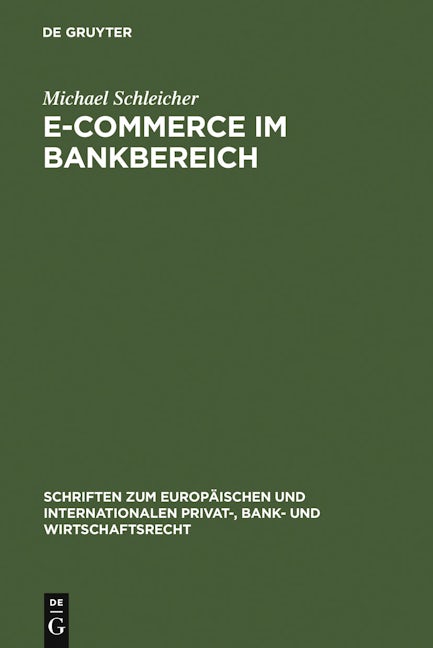 Book cover image for E-Commerce im Bankbereich ISBN: 9783899493962