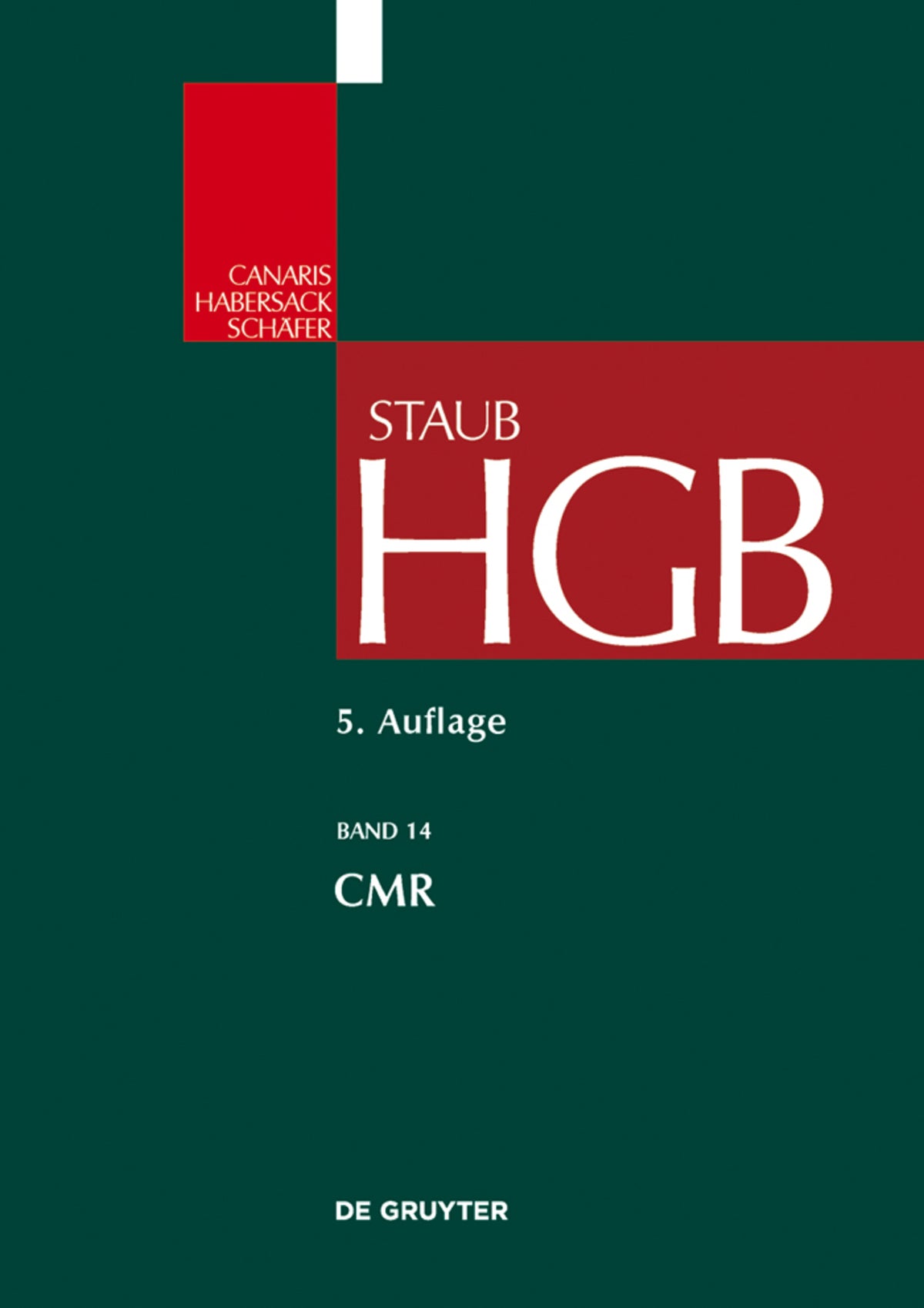 Cover image for CMR ISBN 9783899494204