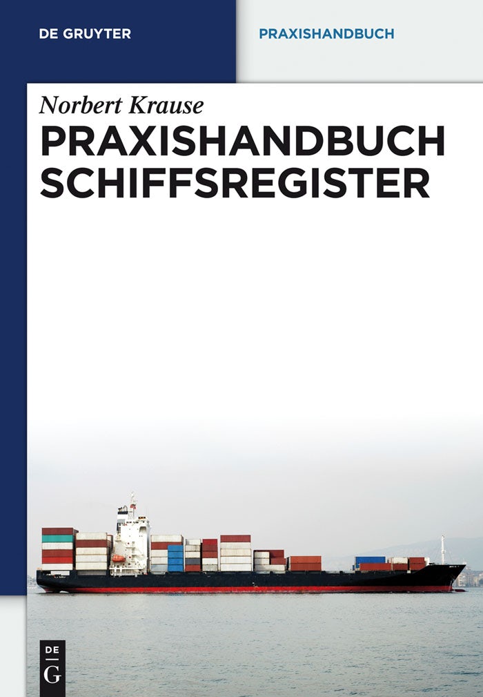 Book cover image for Praxishandbuch Schiffsregister ISBN: 9783899495454