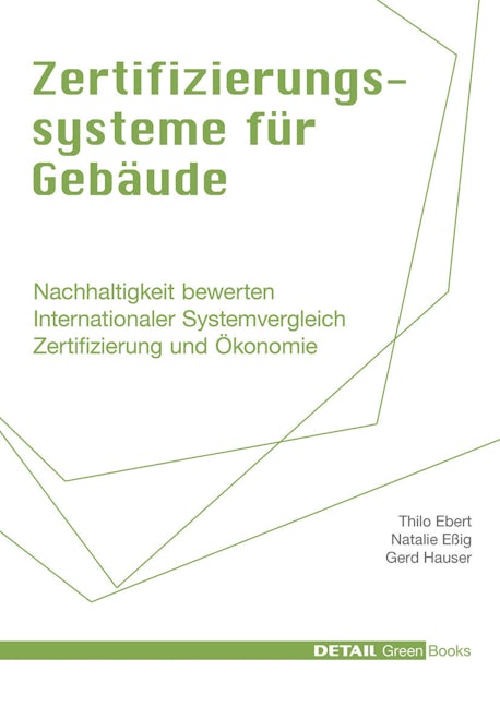 Book cover image for Zertifizierungssysteme für Gebäude ISBN: 9783920034461