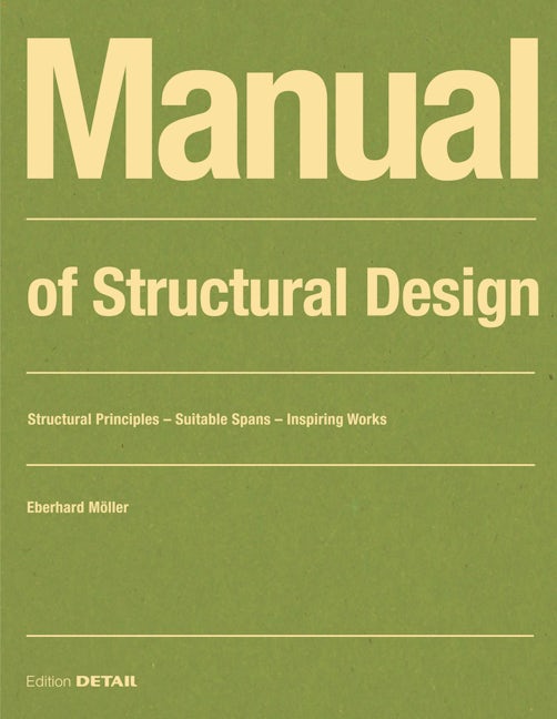 Book cover image for Manual of Structural Design ISBN: 9783955535650
