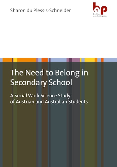 Book cover image for The Need to Belong in Secondary School ISBN: 9783966650458