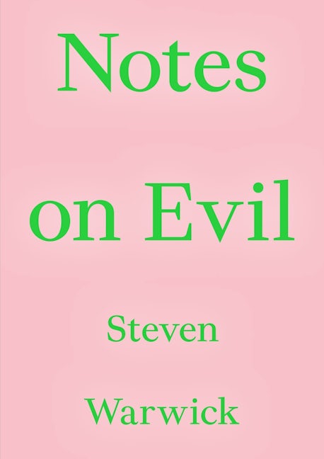Book cover image for Notes on Evil ISBN: 9783981910872