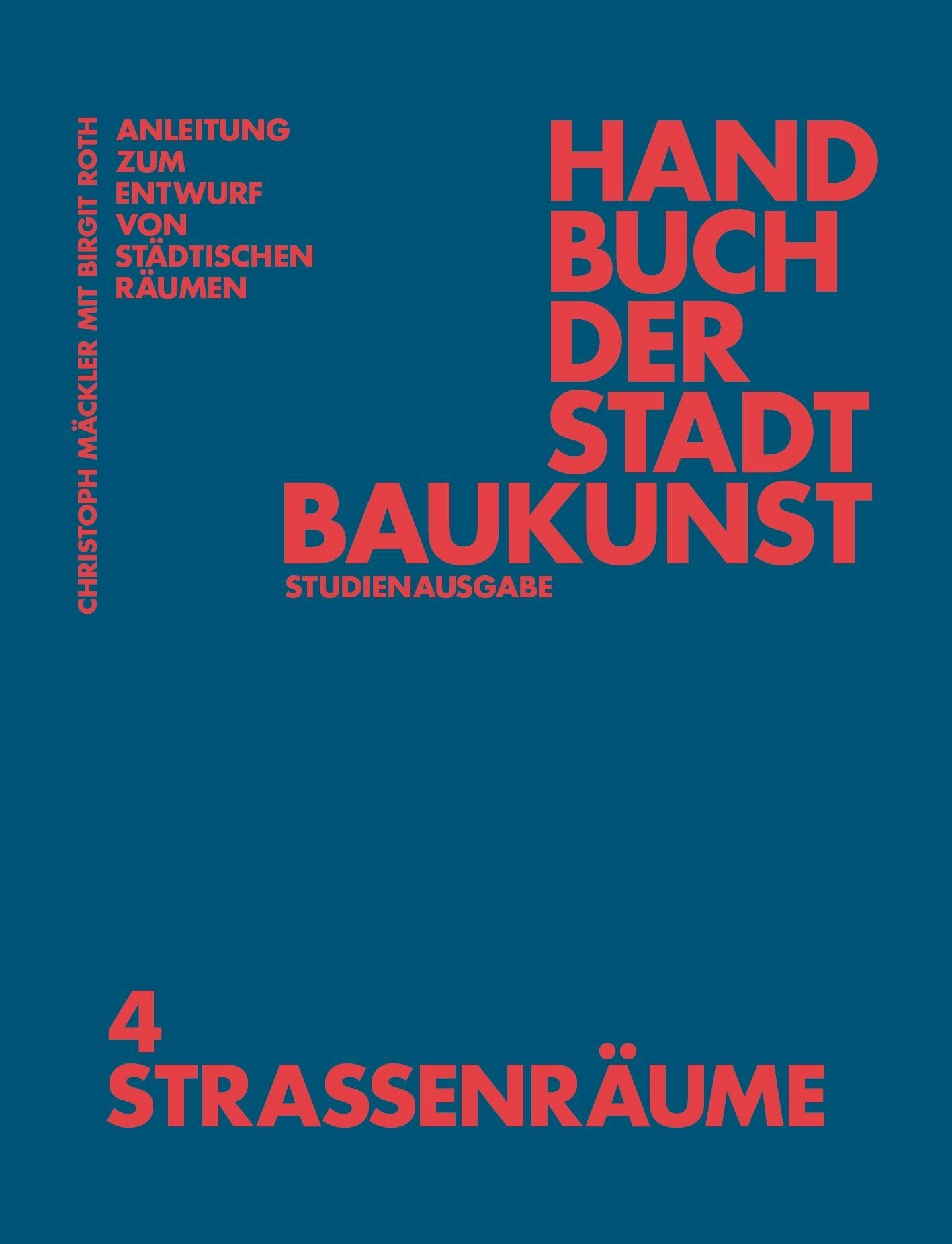 Book cover image for Handbuch der Stadtbaukunst ISBN: 9783986120580