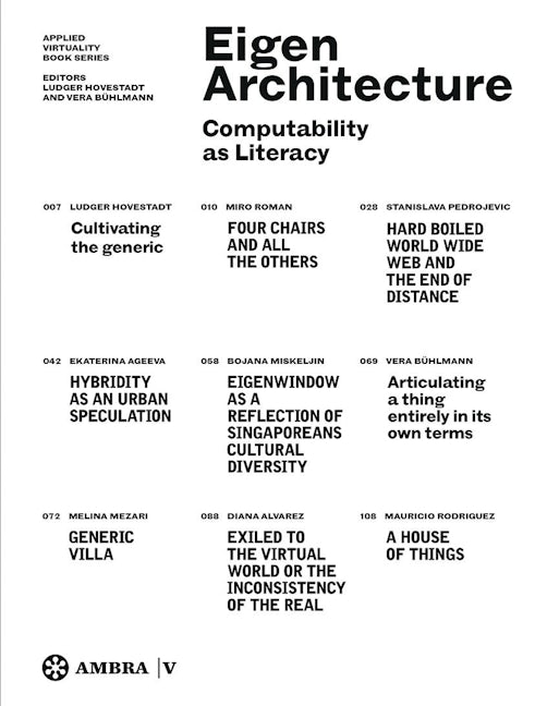 Book cover image for EigenArchitecture ISBN: 9783990436264